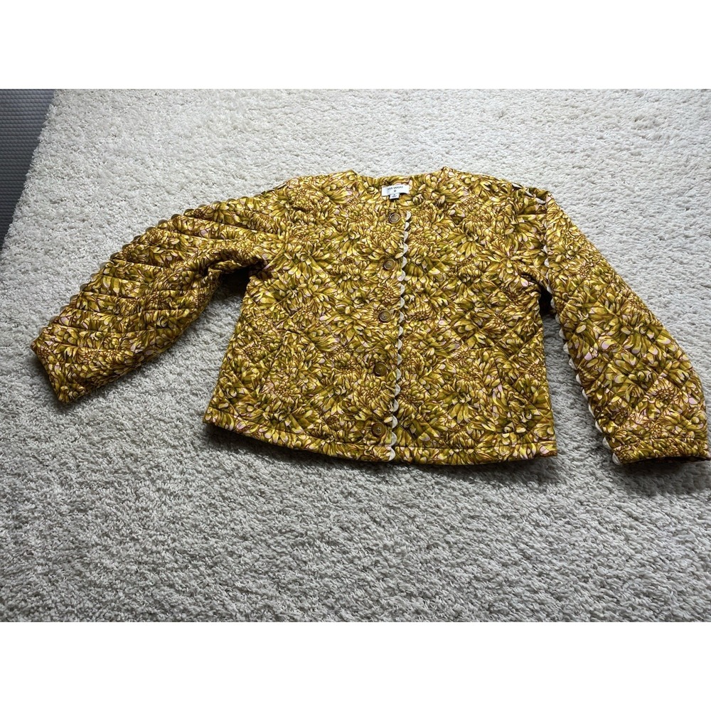 Kika Vargas x Target Mum Floral Quilted Jacket, size M EUC